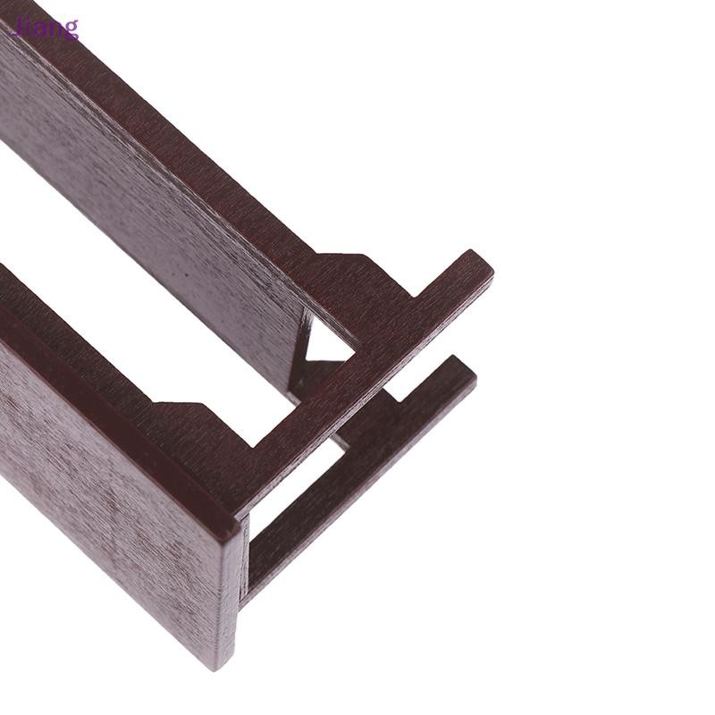 Jiang 1/12 Dollhouse Miniature Retro โต๊ะกาแฟเฟอร์นิเจอร์ของเล่นอุปกรณ์เสริม TH - รูปที่ 3