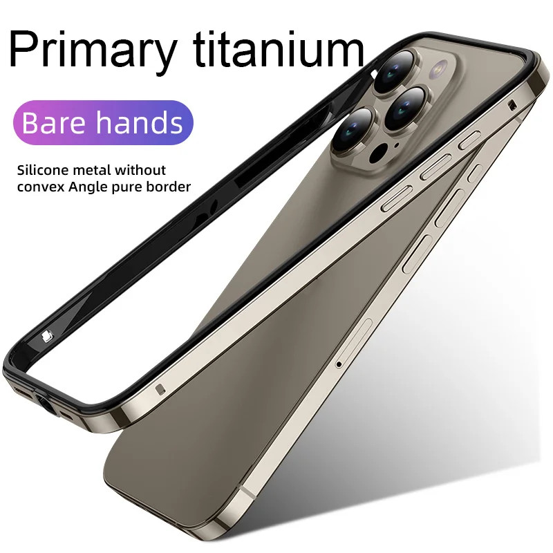 Hybrid กรอบซิลิโคนอลูมิเนียมโลหะเคสโทรศัพท์สําหรับ iPhone 18 17 Promax 17 Air 16 15 Pro Max 14 13 12 Better ความร้อนกันชน