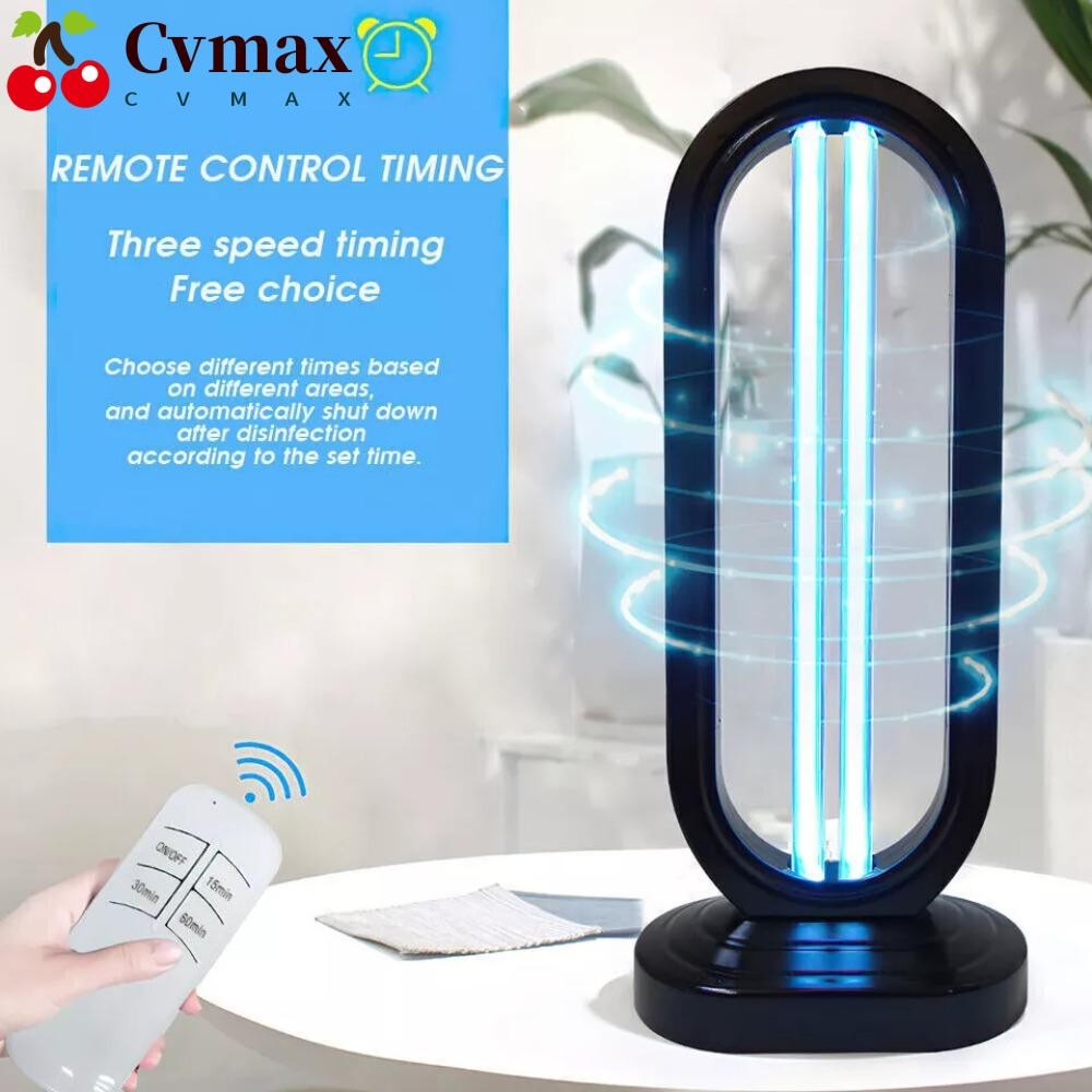 ไฟหลอดฆ่าเชื้อโรค CVMAX, การฆ่าเชื้อโฮมออฟฟิศ EU/UK ปลั๊กโคมไฟฆ่าเชื้อ UV, กระจกแบนแสง UV ขนาดใหญ่