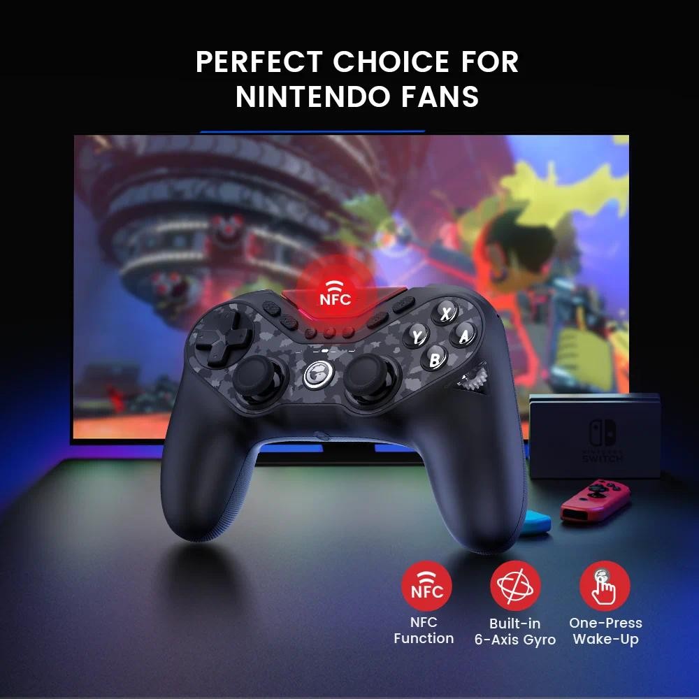 【จัดส่งภายใน 24 ชั่วโมงในกรุงเทพฯ】GameSir Tarantula Pro T3 Pro ตัวควบคุมพีซีไร้สายสำหรับพีซี Steam Switch Android iOS โห