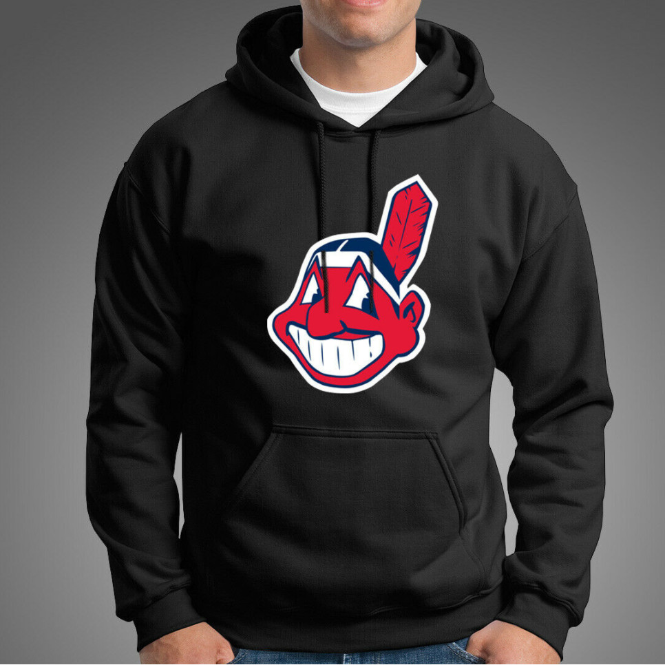 Cleveland Indians Hoodie Mlb Baseball Champs เสื้อกันหนาวมีฮู้ดสําหรับผู้ชายพัดลม