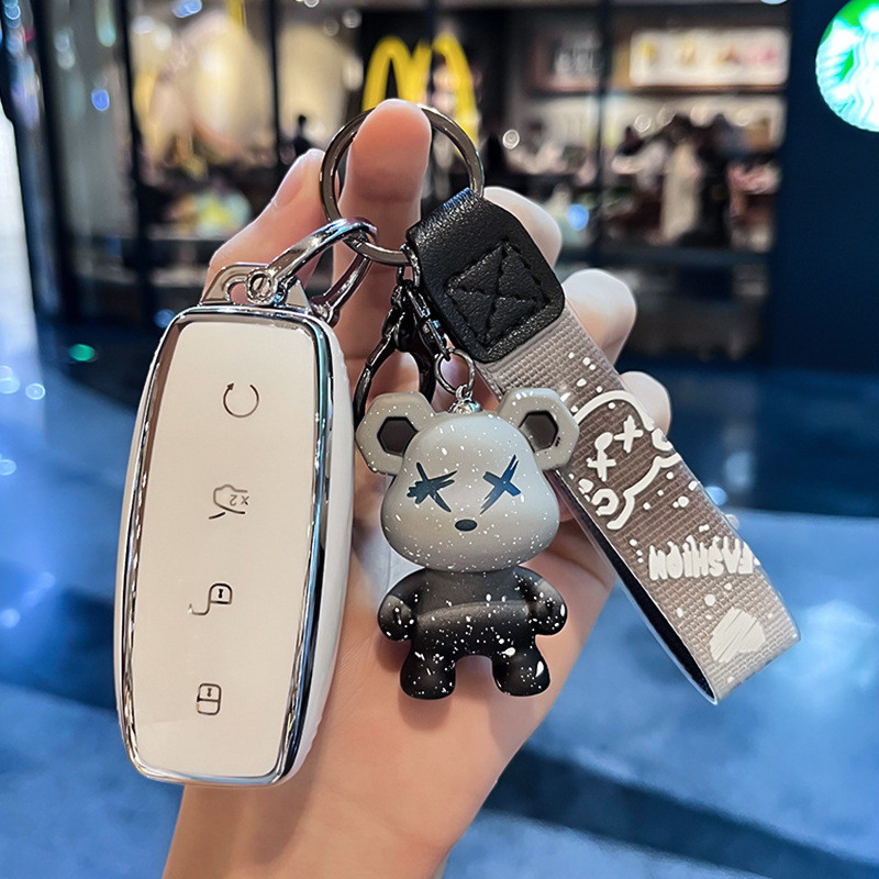 ปรับให้เข้ากับเคสกุญแจรถยนต์รุ่น2022 DENZA DENZA D9ระดับไฮเอนด์เคสรีโมทคอนโทรลแบบป้องกันทุกอย่างสำหรับผู้ชายและผู้หญิง Lowr