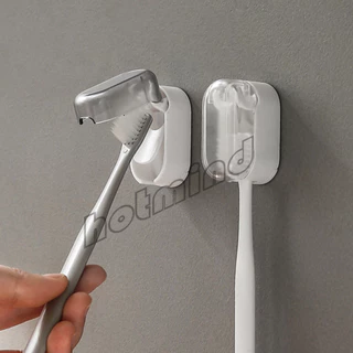 HD ที่เก็บแปรงสีฟัน ไม่มีการเจาะ ฝาครอบกันฝุ่นแปรงสีฟัน Toothbrush Holder