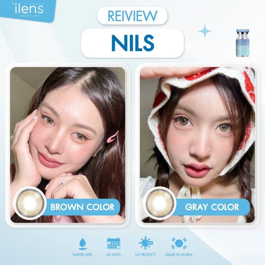 🩵Nils สายตาปกติ Dia 14.0 : iLens