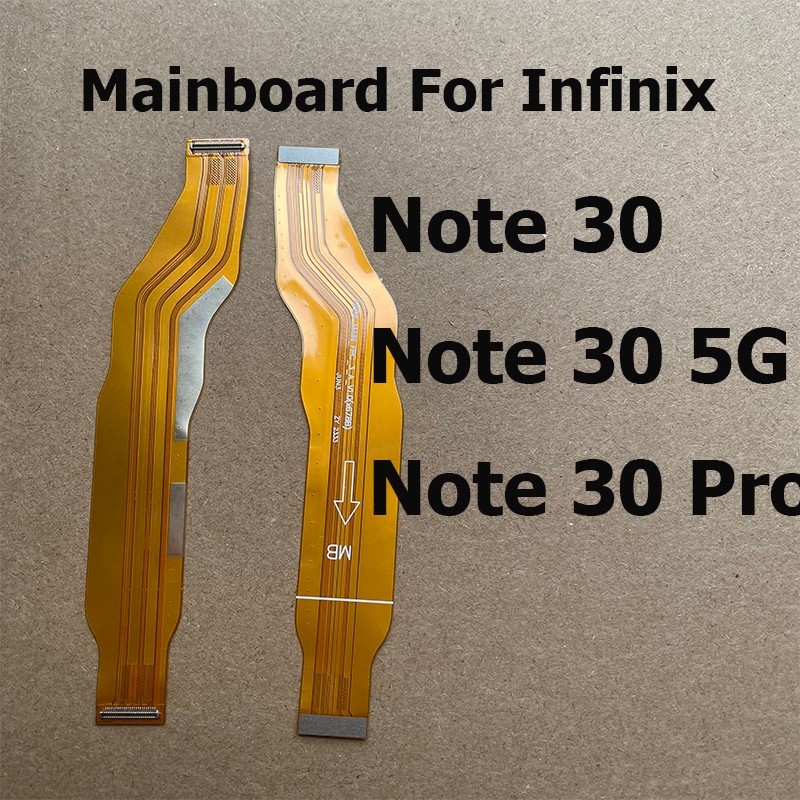 1x สําหรับ Infinix หมายเหตุ 30 Pro 4G 5G เมนบอร์ด PCB Dock Connector ใหม่เมนบอร์ดบอร์ดหลัก Flex สายอ