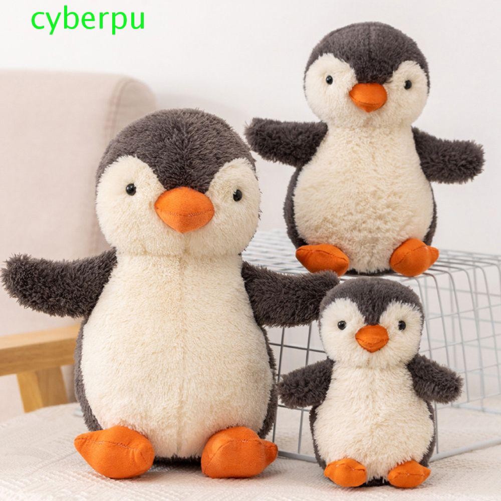 Cyberpullse Penguin Plush Toy Kawaii Fluffy ตุ๊กตาเพนกวินน่ารักของเล่นนุ่มตกแต่งห้อง Appease ตุ๊กตาพื้นผิวเรียบตุ๊กตาสัตว์
