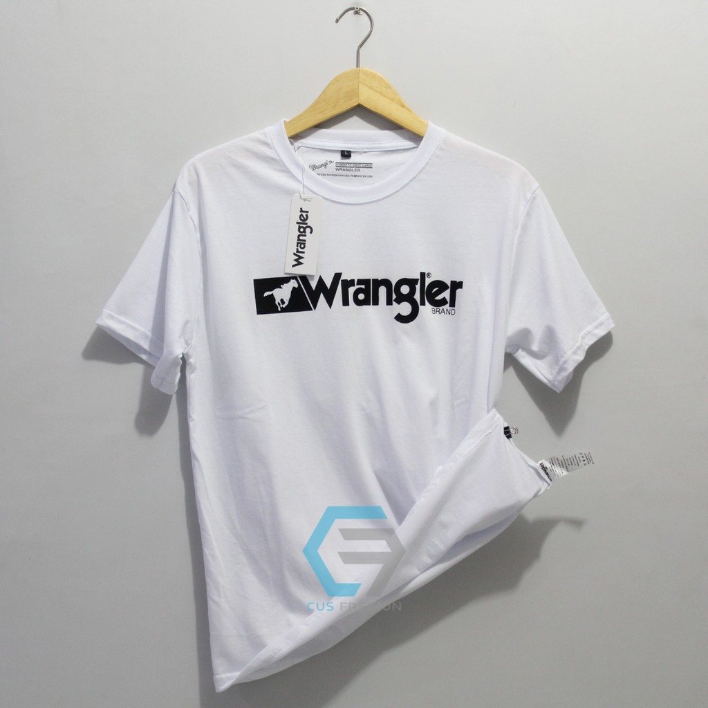 💖พร้อมส่ง💖 MEN'S Wrangler Wrangler Premium เสื้อยืดฟรีถุงกระดาษ