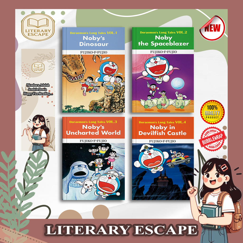 Doraemon Long Tales Comic (17 Book Series)-อังกฤษ