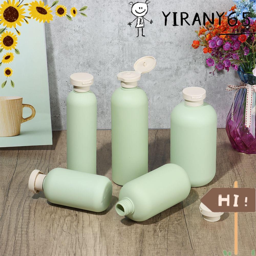 YIRAN 200ML ~ 500ML สําหรับโลชั่นเหลวพลาสติกรีฟิลห้องครัวห้องน้ําขวดกลมโลชั่นสบู่
