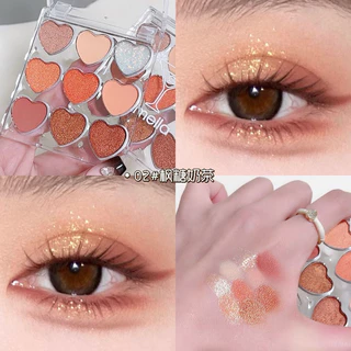 พาเลตต์อายแชโดว์ 9 สี เนื้อแมตต์ มุก ควัน ติดทนนาน กันน้ํา แต่งหน้า ตา เหมาะสําหรับวันหยุด วันวาเลนไทน์ ปาร์ตี้