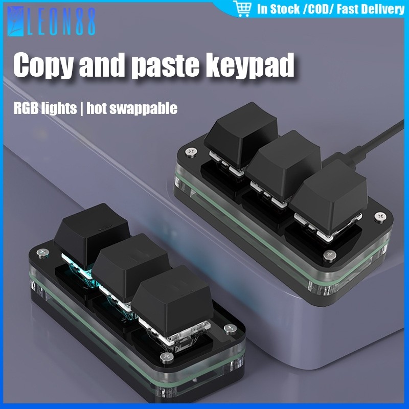 ของมาใหม่！แป้นพิมพ์เล่นเกม gaming keyboard 2คีย์ copy paste