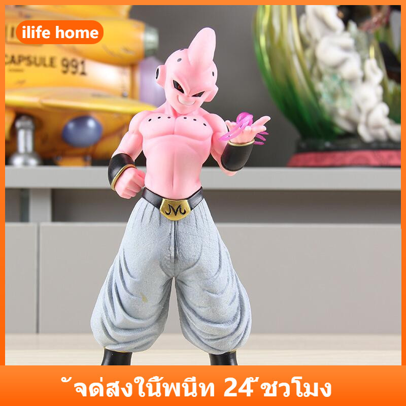 💥จัดส่งจากประเทศไทย💥27 ซม.DRAGON BALL Majin Buu คอสเพลย์ Saiyan Goku Action Figure ตุ๊กตาของขวัญเด็ก
