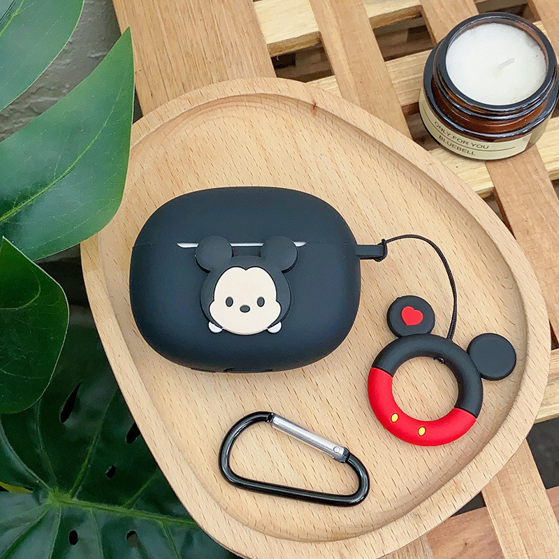 การ์ตูนน่ารักหูฟังสําหรับ VIVO TWS Air3 Pro หูฟังบลูทูธกล่องชาร์จป้องกันหูฟังพร้อมสายคล้องนิ้ว