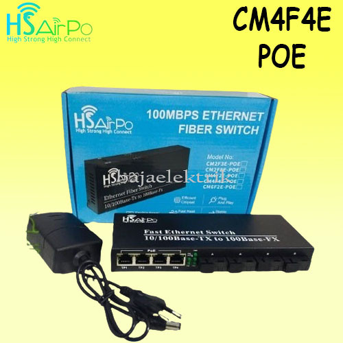 HS AIRPO CM4F4E A2B2 MEDIA CONVERTER 4FIBER 4ETH10/100