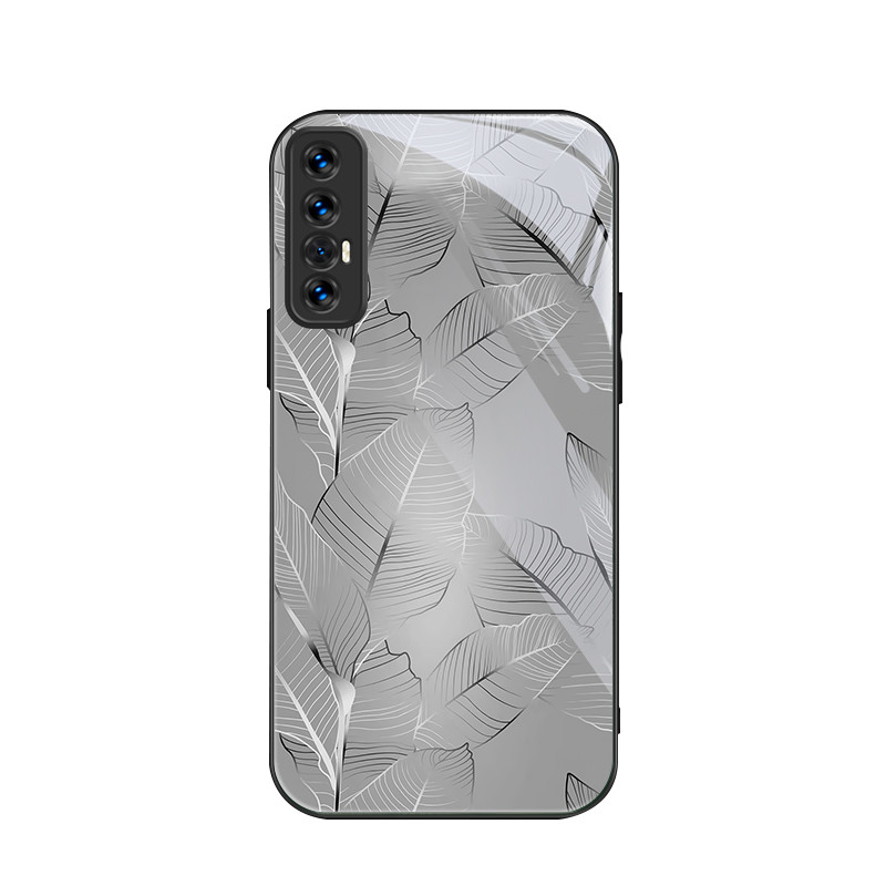 สําหรับ Oppo Find X2 Neo/Oppo Reno3 Pro 5G , เนื้อใบไม้, บุคลิกภาพอินเทรนด์, เคสป้องกันโทรศัพท์ป้องกันการตก