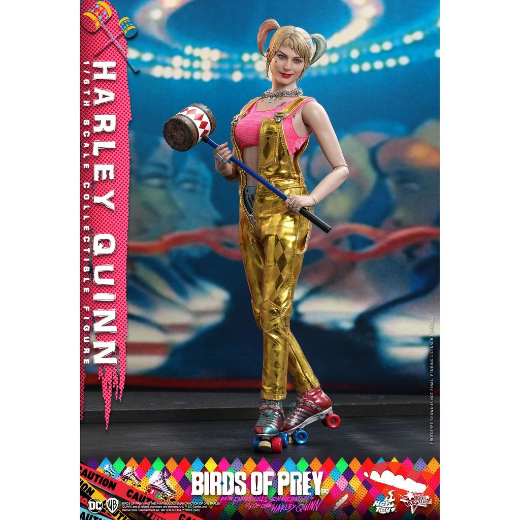 ยี่ห้อใหม่แท้ HOTTOYS HT MMS565 Raptor Squad Harley Quinn รูปของสะสม