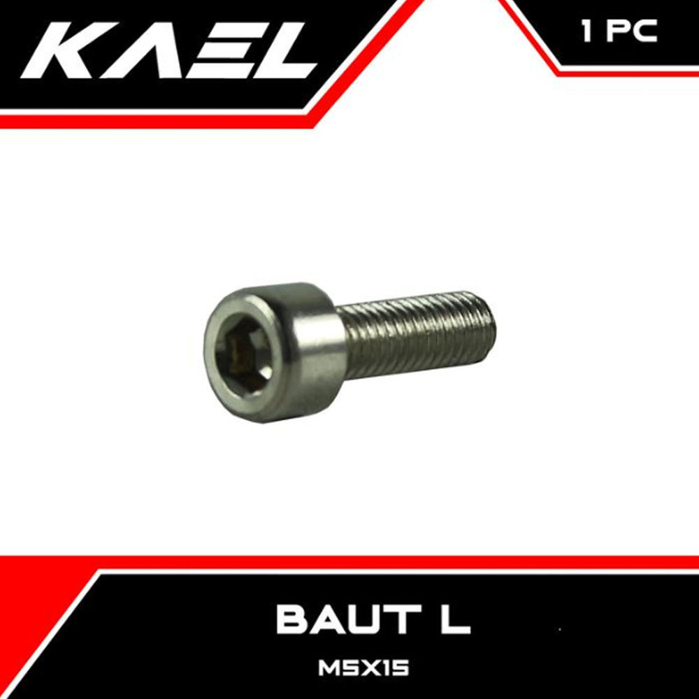 1 PC Bolt L M5X15 Key 4 Pitch 0.8 L4 5 x 15 Bolt Bolt