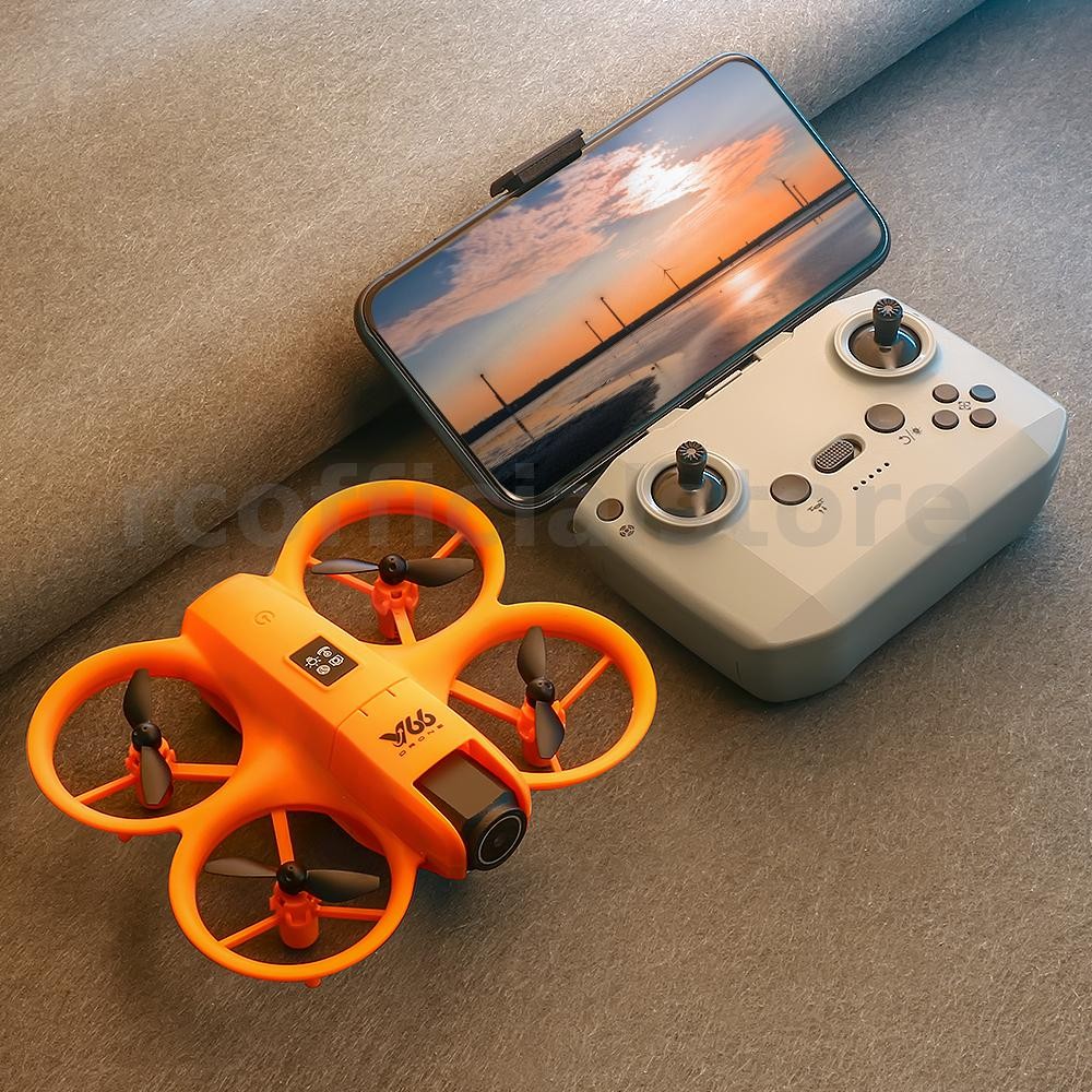 YRC V66 2.4G WIFI HD กล้องคู่ 180° อิเล็กทรอนิกส์ปรับหลีกเลี่ยงอุปสรรค Optical Flow ตําแหน่ง Hover LED Night Navigation Light RC Drone Quadcopter RTF ราคา ถูกที่สุด ดีลบีเคเค แกลเลอรีภาพที่ 4