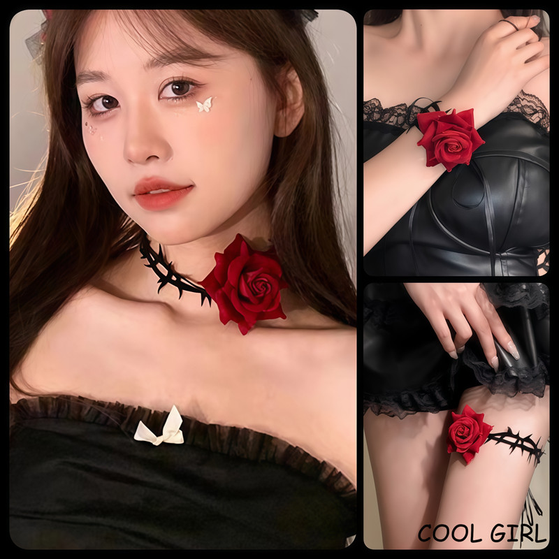 🖤girl🖤ผู้หญิง สร้อยคอดอกไม้ สร้อยคอแฟชั่น วินเทจ เข้ากับทุกการแต่งกาย ส่งไวจากไทย