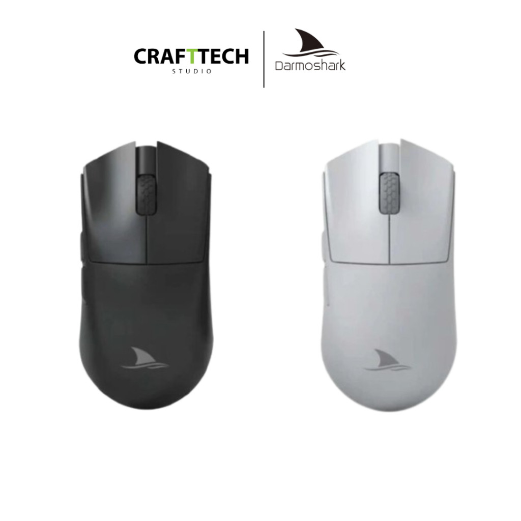 Darmoshark M3s เมาส์ไร้สายเชื่อมต่อได้ 3 โหมด(2.4GHz/บลูทูธ/มีสาย) 26000 DPI น้ำหนักเบา 54g ของแท้