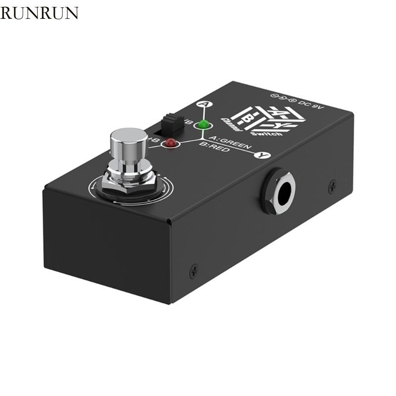 RUN AB Switch Guitar Effect Pedal True Bypass Guitar Pedal AB Box Effect Pedal Parts