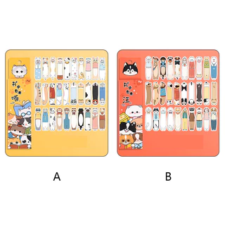 30 ชิ้นน่ารักแมวและสุนัขชุดที่คั่นหนังสือรูปทรงพิเศษนักเรียนมินิผู้ถือหน้าหนังสือ