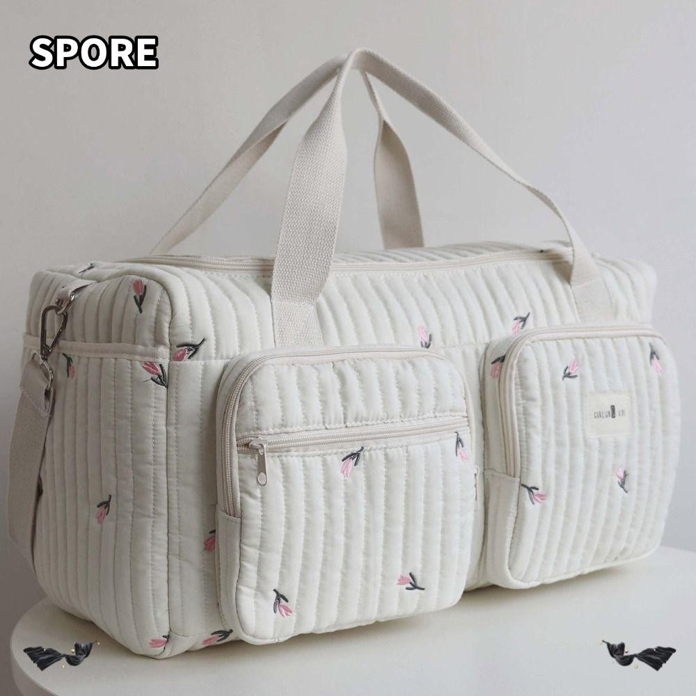 กระเป๋าผ้าอ้อมเด็ก สポイเระ ลายหมีน้อย ความจุมาก สำหรับพ่อแม่นำไปใช้งานนอกบ้าน