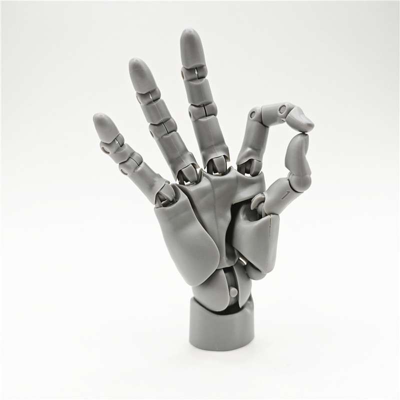 Articulated Hand Model Drawing Figurine Sketch Artist ภาพวาดประติมากรรมมือนิ้วมือ Joint Figurine Figma ตุ๊กตาตกแต่งบ้าน - รูปที่ 5