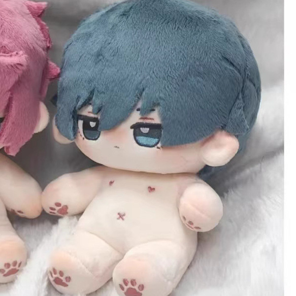 Blue Lock Plush 20cm Rin Itoshi Sae Cotton Doll ของเล่นยัดไส้น่ารักสําหรับของขวัญ - รูปที่ 4