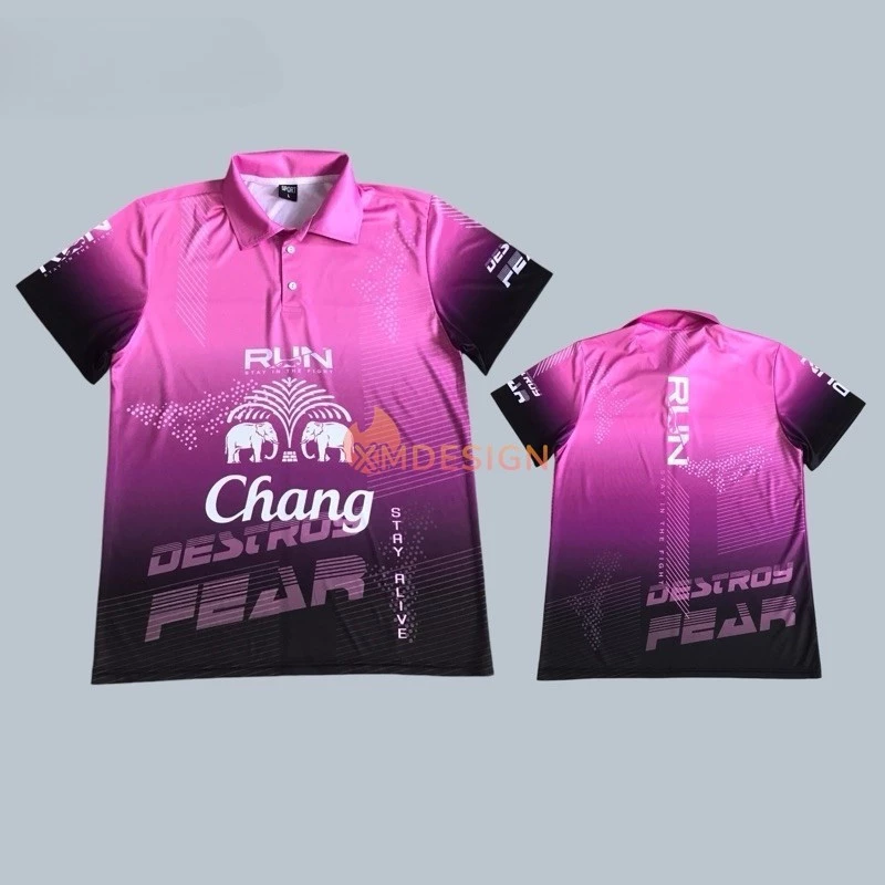 เสื้อกีฬาคอปก ไม่จํากัดเพศ เสื้อกีฬาพิมพ์ลายคอปกกีฬา thumbnail 5