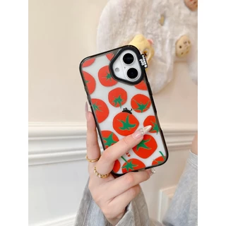 Oxygendog case เคสไอโฟน ลาย หมี มะเขือเทศ For iPhone 17ProMax 17Pro 17 16ProMax 16 15ProMax 15 14 13