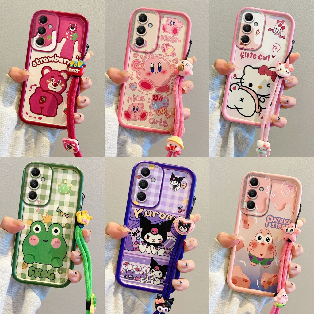 เคส Samsung A17 เคสโทรศัพท์ซิลิโคนอ่อนนุ่มลายการ์ตูนที่เรียบง่ายและน่ารัก YX