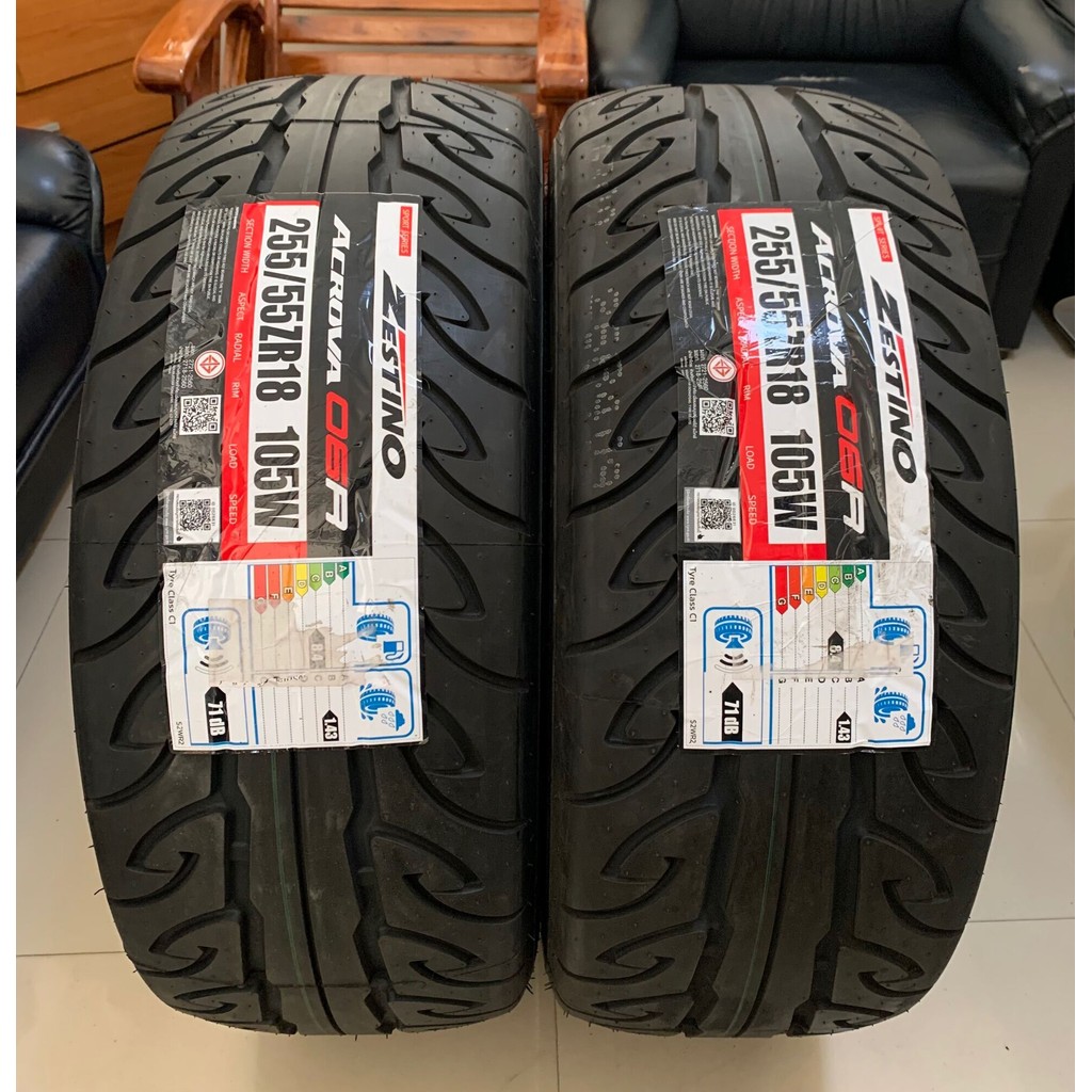 255/55R18 ZESTINO ACROVA 06R * 105W ยางใหม่ปี2022🎏ราคาแพ็น2เส้น✅ แถมจุ๊บลมยางแท้👍 มีรับประกันจากโรงง