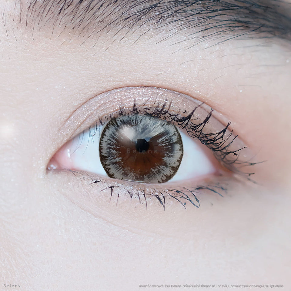 💥แถมตลับ food grade - รุ่น Icy icy (Gray) คอนแทคเลนส์ //มีส่งด่วน🚚