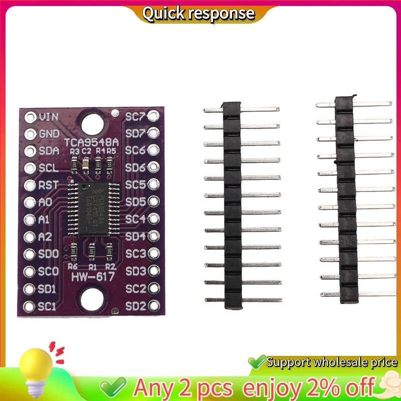 In stock-10Pcs TCA9548A I2C IIC Multiplexer Breakout Board โมดูล 8 ช่องขยาย Development Board สําหรั