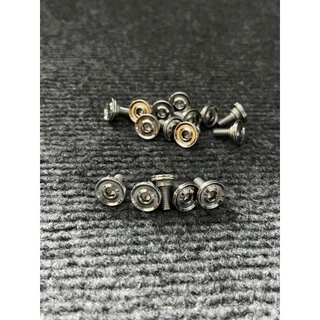 น็อตคอนโซลมีบูชM5x12,x15x25 M6x15,x20 หัวCNC-AAx2 น็อตชุดสีเลส
