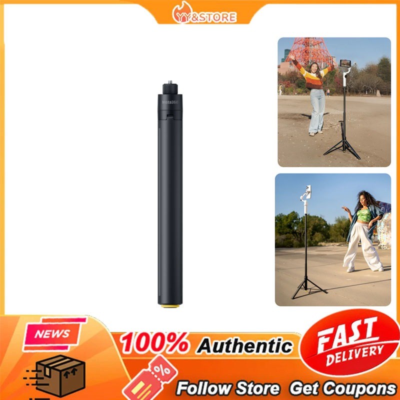 Insta360 Flow 2 Pro Quick Shot ขาตั้งกล้อง 1.1m ขาตั้งกล้องอลูมิเนียมสําหรับ Flow 2 Pro/Flow 2/Flow 
