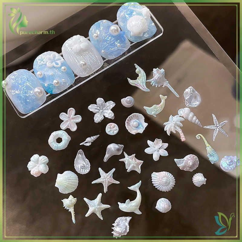 [ความงาม] แม่พิมพ์ 3D ซิลิโคนตกแต่งเล็บ DIY ดอกไม้ออกแบบแม่แบบแม่พิมพ์สําหรับเล็บเครื่องประดับหัตถกรรมเล็บโปร่งใสเครื่องมือแม่พิมพ์ {ขาย}