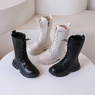 รองเท้านักเรียนคลาสสิกสีเรียบ สำหรับเด็กวัยหัดเดิน ทำจากหนัง…