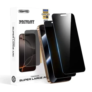 ราคาส่ง ฟิล์มกระจกกันมองไร้ขอบเต็มจอโค้ง 0.4MM สำหรับ iphone 17promax 16pro 15plus 14pro 13proamx 12 13pro 11 xs xrxmax