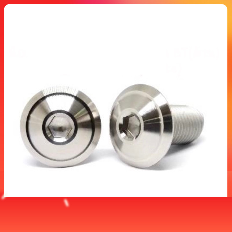 น็อตเลสหัวจานBT M8x25 น็อตสแตนเลส