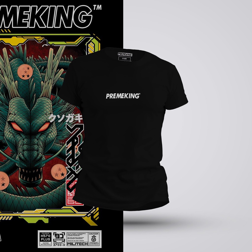 เสื้อยืดมังกรอนิemeสำหรับทุกคน ผ้าฝ้าย 100%, คุณภาพสูง