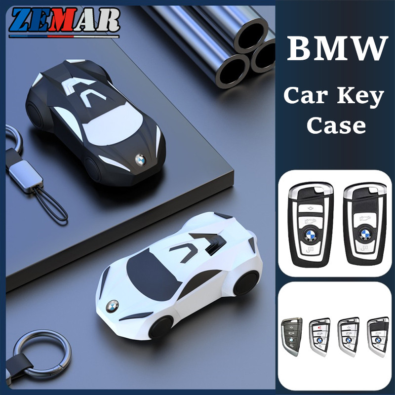 BMW ซิลิโคน เชลล์กุญแจรถ กรณีกุญแจ การออกแบบรถกีฬาครอบคลุมกุญแจ ป้องกันกรณีกุญแจสมาร์ท อุปกรณ์เสริมแฟชั่น BMW F32 Z4 E89 E85 X5 G05 F15 E53 G32 F20 IX G12 IX3 G08 G45 X3 F25 G01 F44