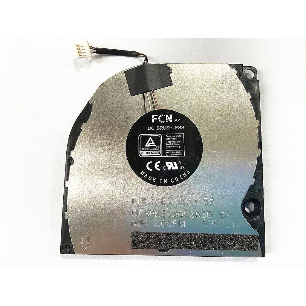 พัดลมระบายความร้อน CPU ใหม่สําหรับพัดลมโลหะ Dell Latitude 7320 E7320 0XCNHG