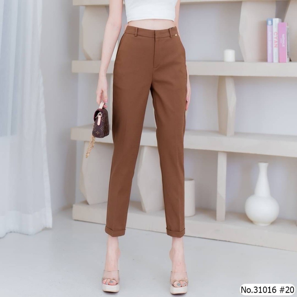 Vertier กางเกง9ส่วน No.31016 ผ้า Cotton+Nylon+Spandex งานลงห้าง