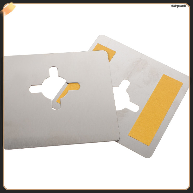 บอร์ดซ่อมประตู Strike Plate Edge Hole Filler Child Baby Cover daquanli