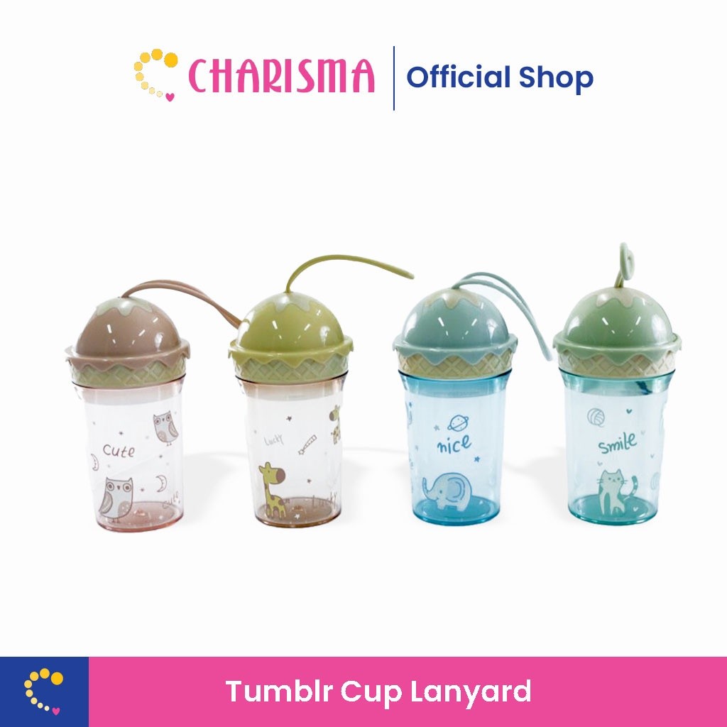 Charisma Tumbler Cup Landyard - ขวดแก้วดื่ม