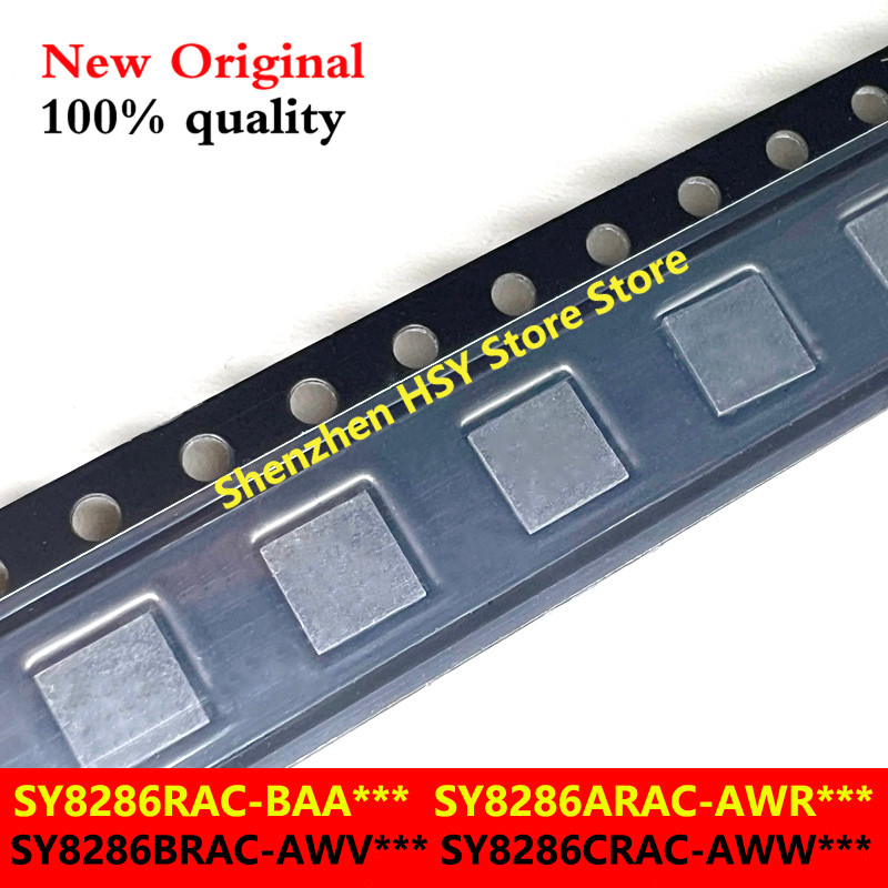 ((5ชิ้น) ใหม่ SY8286 SY8286RAC BAA5XA BAA... SY8286ARAC AWR6RA AWR... SY8286BRAC AWV5QB AWV... SY828