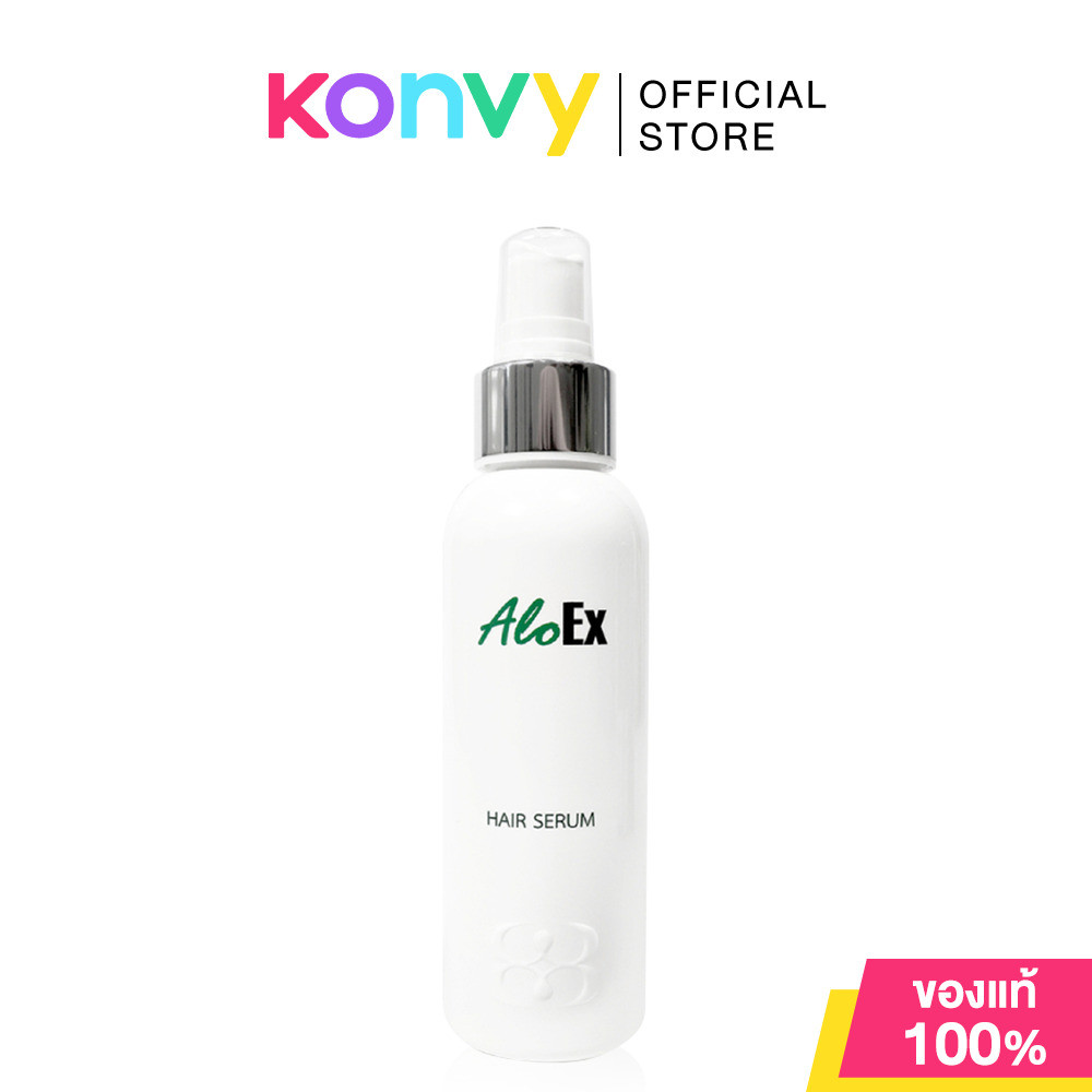 AloEx Hair Serum 120ml อโลเอ็กซ์ เซรั่มบำรุงหนังศีรษะและเส้นผม.