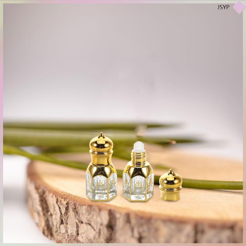 2pcs Glass Essential Oil Bottles Diffuser Oils Fragrance Travel Perfume Bottles